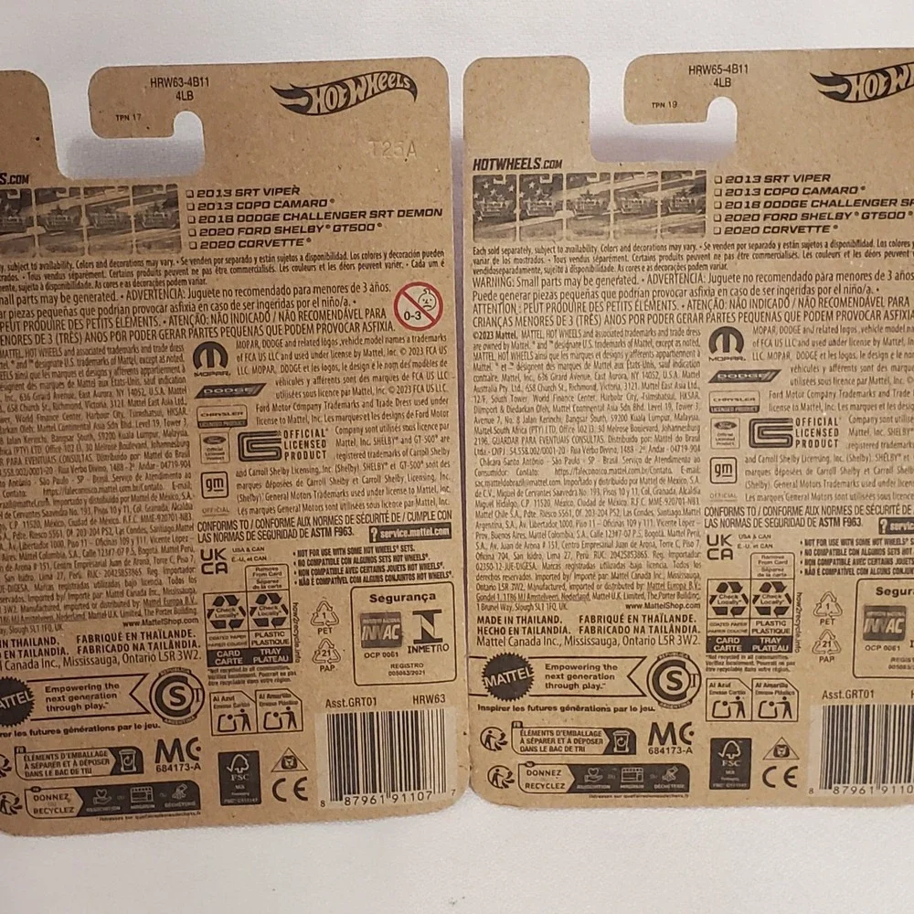 Hot Wheels plastic torn